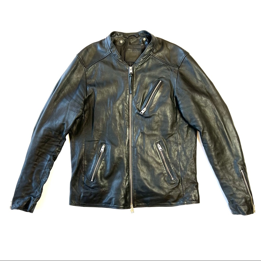 ALL SAINTS | Harwood Leather Biker Jacket
